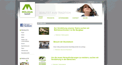 Desktop Screenshot of moldan-baustoffe.at